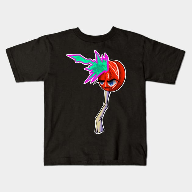 Telekinetic Lollipop Kids T-Shirt by artnsoul79